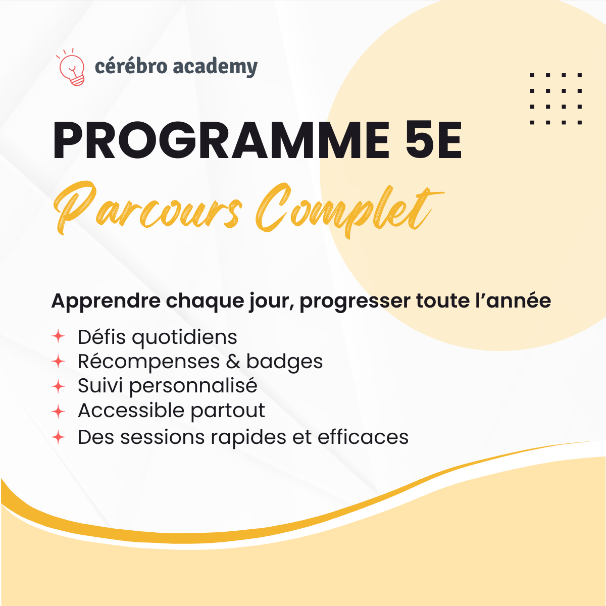 Cérébro 5e – Parcours Complet – 01
